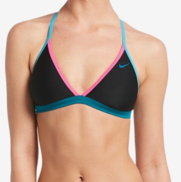 nike sporty blouson bikini top